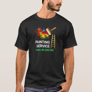 Camiseta Escada Dourada de Pinta Colorida Espelho