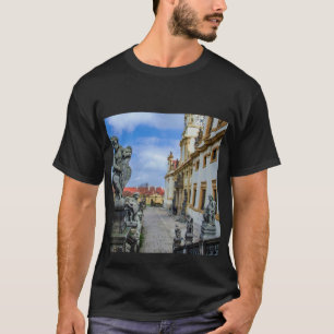 Camiseta Escadas com anjos de pedra na igreja de Loreto Pra