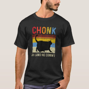 Camiseta Escala de Gato Gordo Meme Engraçado Estilo Retro G