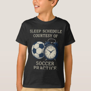 Camiseta Escala de Sono por Cortesia da Prática de Futebol