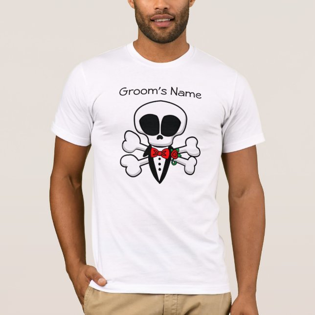 Camiseta Escala do crânio totalmente personalizável (Frente)