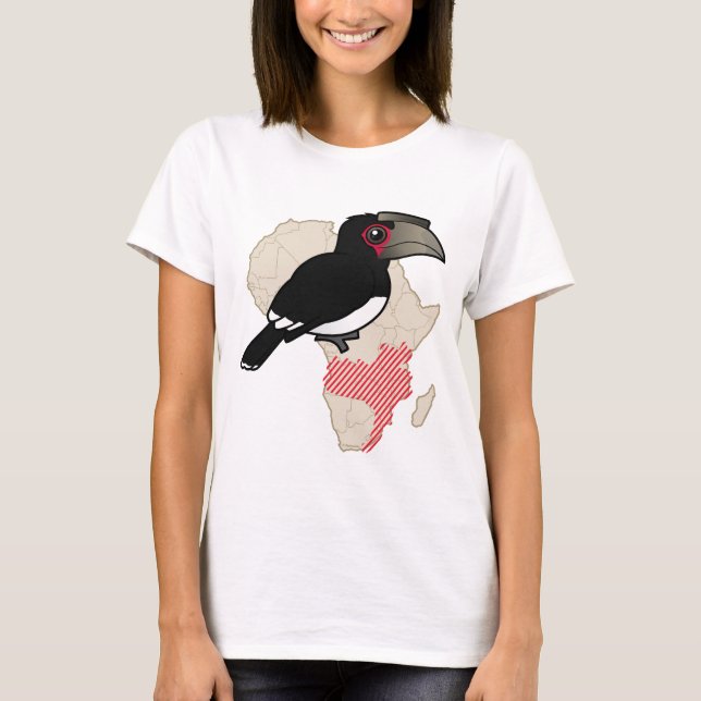 Camiseta Escala do Hornbill da trompetista (Frente)