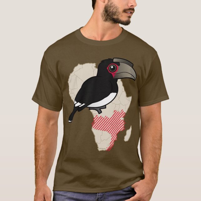 Camiseta Escala do Hornbill da trompetista (Frente)