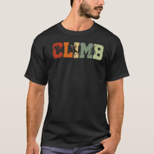 Camiseta Escala Gráfica Retrorna Escalada de Rocha Mou