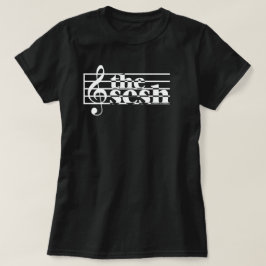 Camiseta "Escala musical do sesh" das mulheres