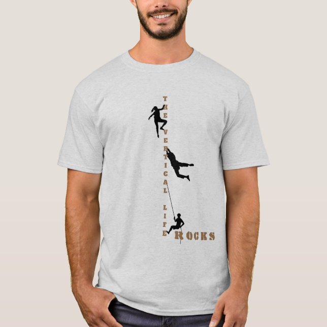 Camiseta Escalada - A Vida Vertical é Incrível! (Frente)