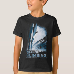 Camiseta Escalada Alpina Sem Linhas Fixas Sem Segundas Chan