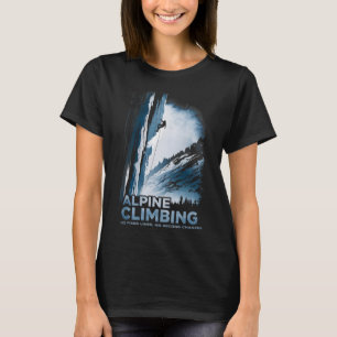 Camiseta Escalada Alpina Sem Linhas Fixas Sem Segundas Chan