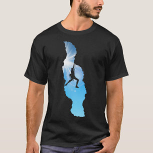 Camiseta Escalada Carmine para Montanhistas e Escaladores,