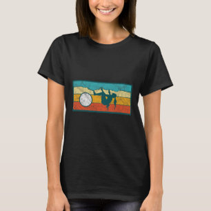 Camiseta Escalada Como Uma Garota Escalada de Rocha Retro B