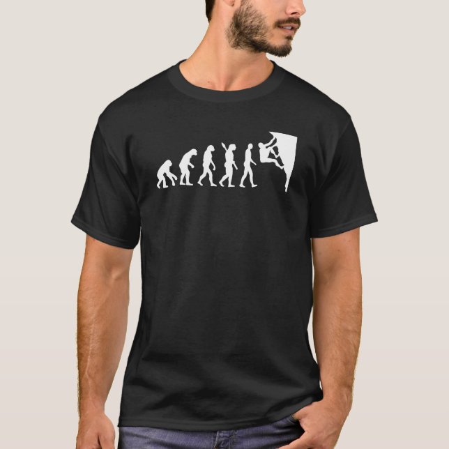 Camiseta Escalada da evolução (Frente)