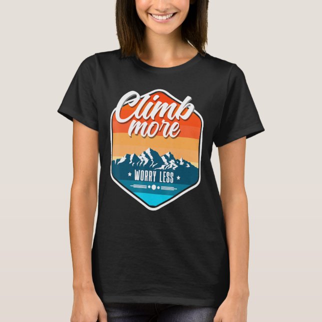 Camiseta Escalada de Montanha Climática (Frente)