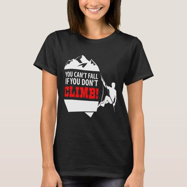 Camiseta Escalada de Montanha Climática (Frente)