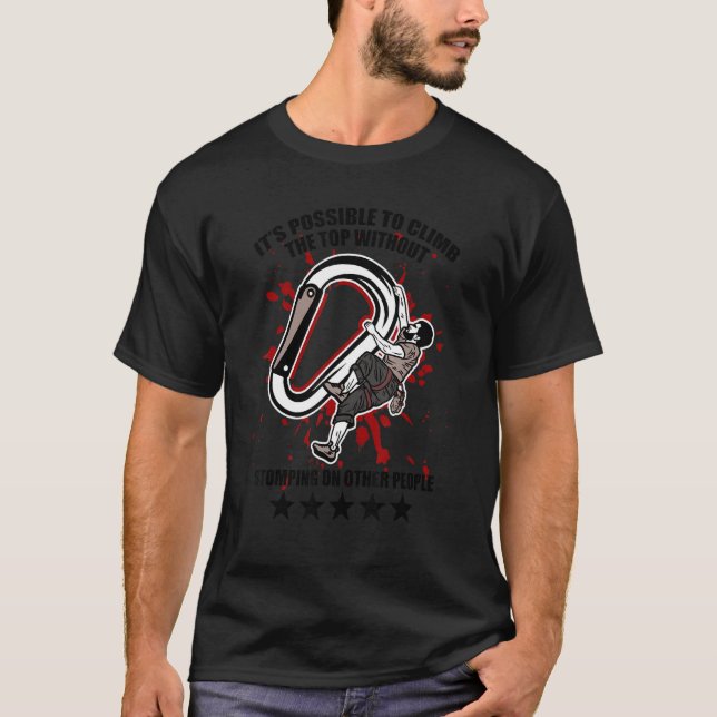 Camiseta Escalada de Montanha Climática (Frente)