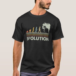 Camiseta Escalada de Montanha em Escala de Novidade