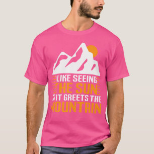 Camiseta Escalada de Montanha para Caminhantes