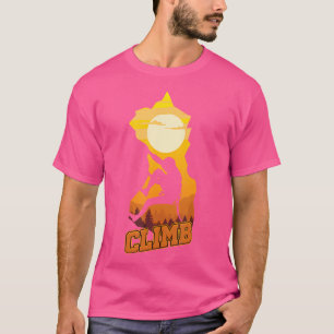 Camiseta Escalada de Montanha Subindo Natureza Hike Cara