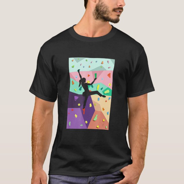 Camiseta Escalada de Muro Coril, Escalada De Pedra (Frente)