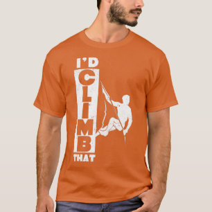 Camiseta Escalada De Pedra Ao Interior De Pedras De Giro E