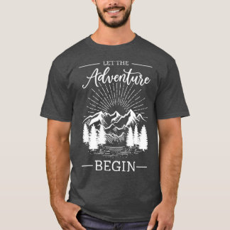 Camiseta Escalada De Pedra Que A Aventura Comece Acampament