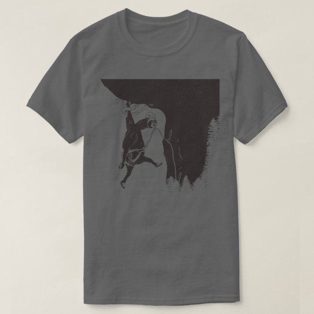 Camiseta Escalada de Rocha Larga 1 (Frente do Design)