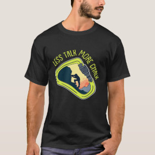 Camiseta Escalada de Rocha - Menos Fale Mais Giz - Para Sub