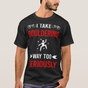 Camiseta Escalada de Rocha Seriamente Bouldering