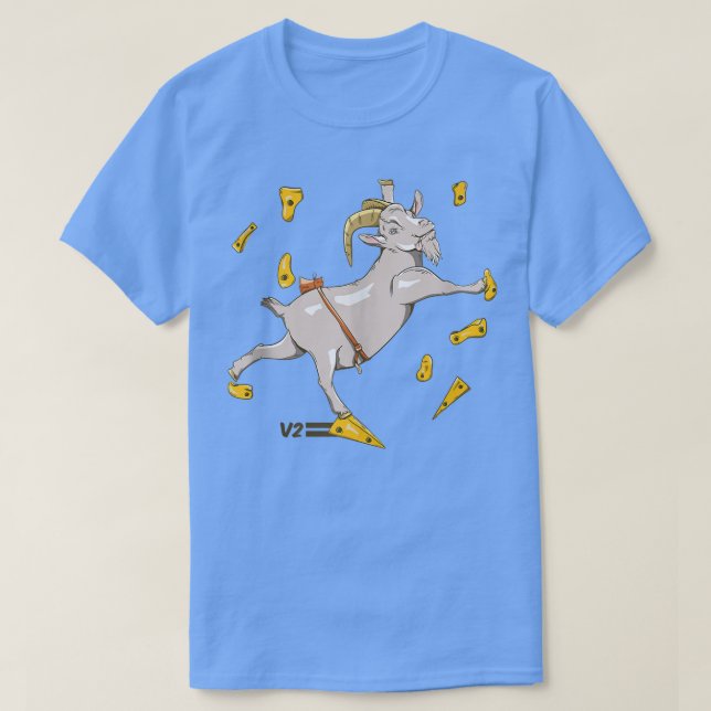 Camiseta Escalada de rochas de ginástica em rocha  (Frente do Design)