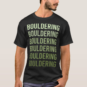 Camiseta Escalada de Rochas em Texto Verde