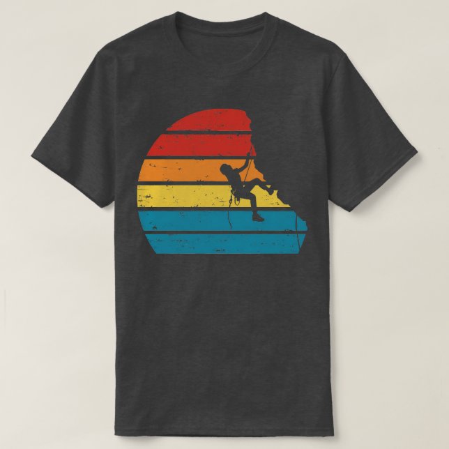 Camiseta Escalada de Rock 1 (Frente do Design)
