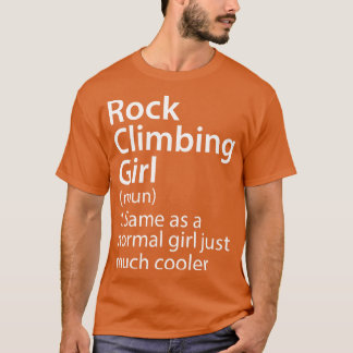 Camiseta Escalada de Rock Definição 1