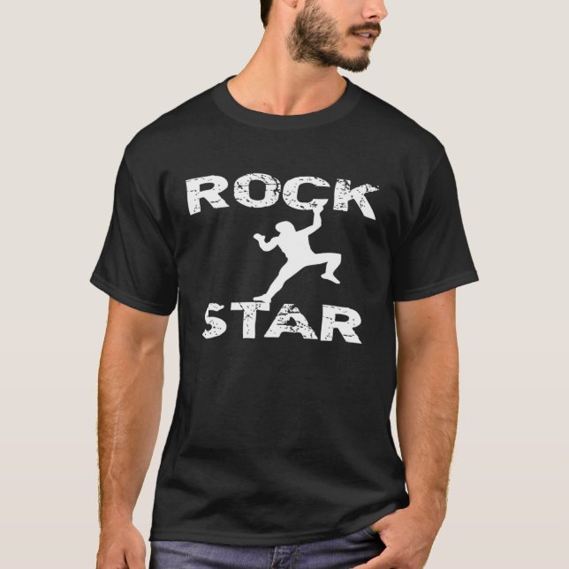 Camiseta Escalada de Rock Star (Frente)