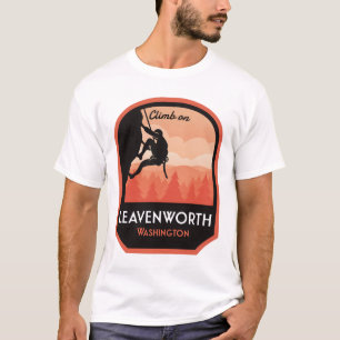 Camiseta Escalada de Washington Rock da Leavenworth