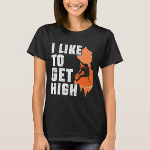 Camiseta Escalada Divertida Para Homens Mulheres Montanha I