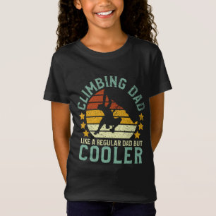 Camiseta Escalada do Pai de Escala Engraçado pelo Pai