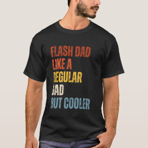 Camiseta Escalada em Bloco Flash Pai Como Um Pai Escalador 