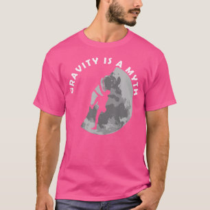 Camiseta Escalada em Rocha A Gravidade É Um Mito Escalada