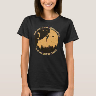 Camiseta Escalada em Rocha Caminhada Montanhismo Homens Mul