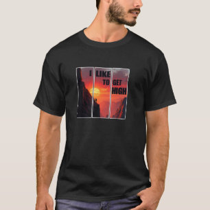 Camiseta Escalada em Rocha Eu Gosto de Fazer Caminhadas de