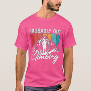 Camiseta Escalada em Rocha Provavelmente Fora Escalada Boul