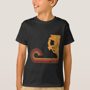 Camiseta Escalada em Rocha Vintage Montanhismo Retro Boulde