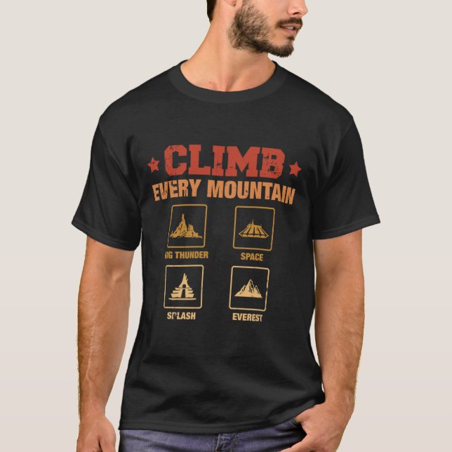 Camiseta Escalada em todas as montanhas Big Thunder Space S (Frente)