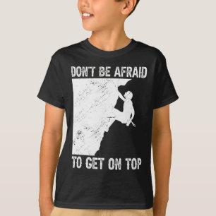 Camiseta Escalada Engraçada em Rocha Bouldering