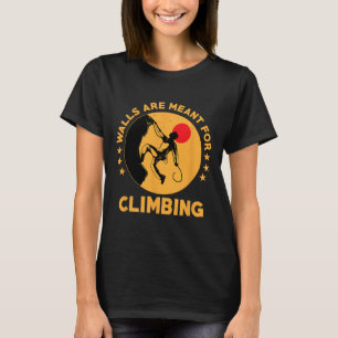 Camiseta Escalada Engraçada Para Homens Mulheres Montanha I