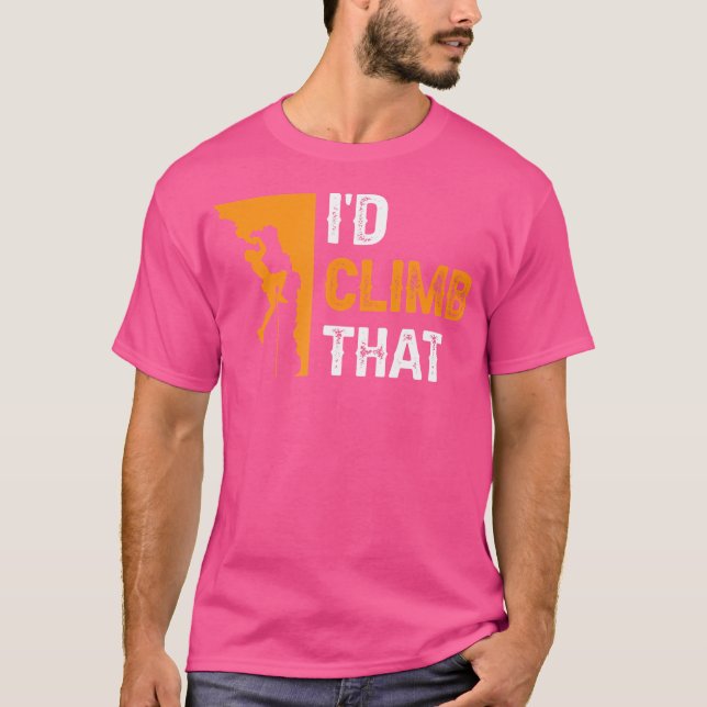 Camiseta Escalada EU Escalaria Essa Escalada de Rocha (Frente)