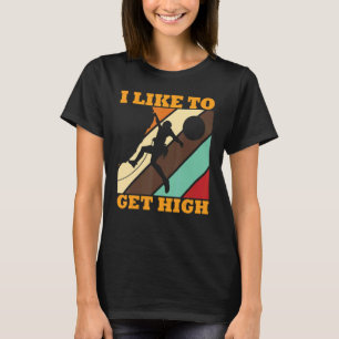 Camiseta Escalada Eu Gosto de Fazer Bouldering Alto