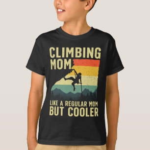 Camiseta Escalada Legal Para Mulheres Mãe Montanha Interior