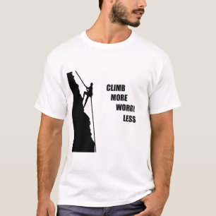 Camiseta Escalada motivacional dizendo