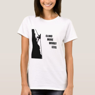 Camiseta Escalada motivacional dizendo