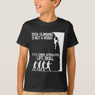 Camiseta Escalada Não É Um Hobby - Apocalipse Zumbi